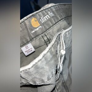 Carhartt Slim Fit Gray work pants